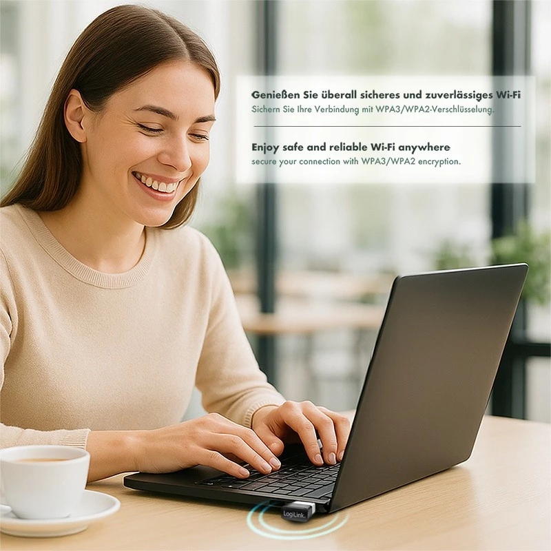 Ασύρματος προσαρμογέας USB WLAN, 11ac, 650 Mbit