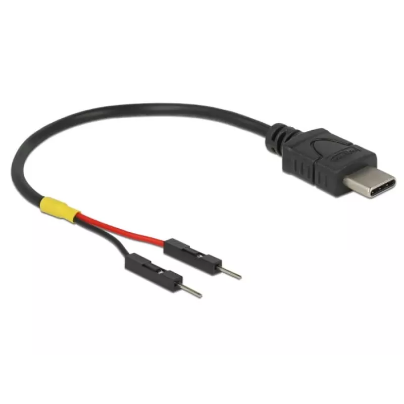 DeLOCK 85418 καλώδιο τροφοδοσίας USB-C σε 2x pin header, 0,1 m