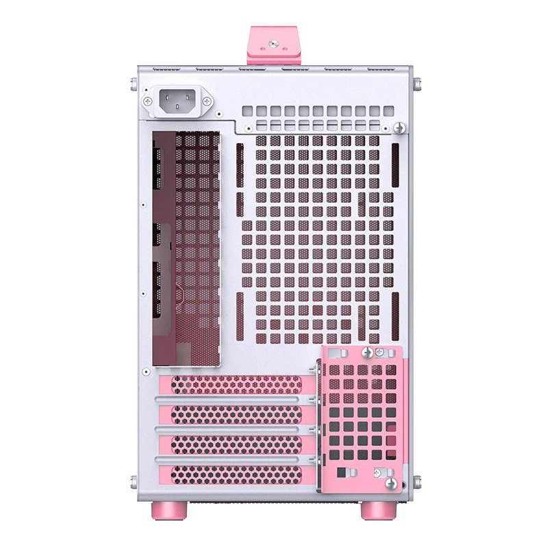 Κουτί JONSPLUS MATX Handle Case Z20 - λευκό-ροζ