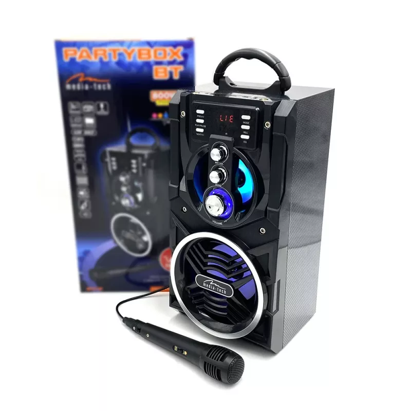 Στερεοφωνικό φορητό ηχείο Media-Tech PARTYBOX BT MT3150 Μαύρο