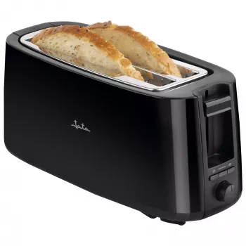 Τοστιέρα Jata JETT1585 2 φετών 1400 W μαύρη κουμπιά περιστροφικός διακόπτης 230 V πλάτος σχισμής 25 cm βάθος σχισμής 3 cm