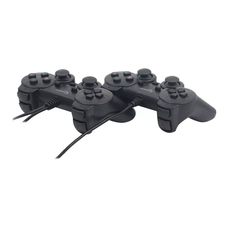 GEMBIRD JPD-UDV2-01 - Game Pad - 10 πλήκτρα - ενσύρματο (συσκευασία 2 τεμ.) - για PC (JPD-UDV2-01)