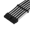 Καλώδιο επέκτασης ATX SILVERSTONE SST-PP07E-MBBW 30 cm μαύρο/λευκό