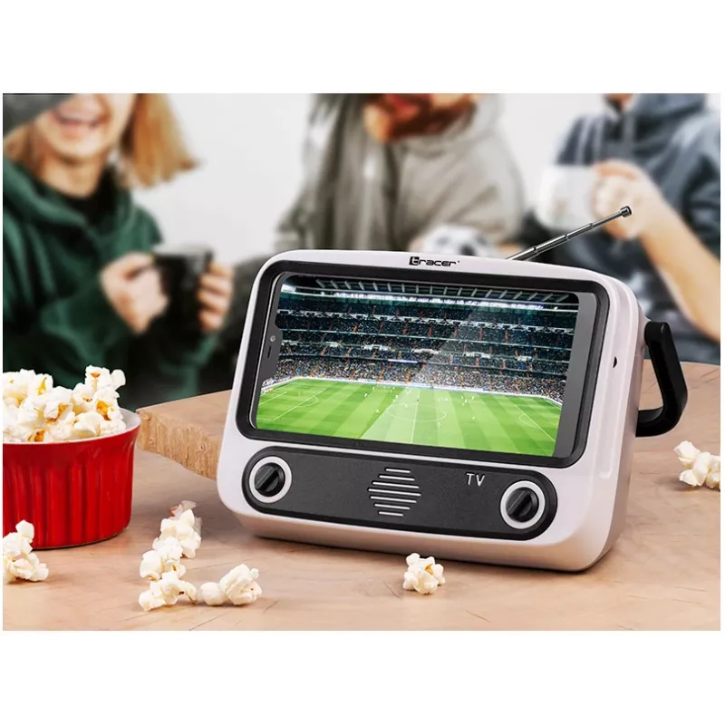 Φορητή Βάση TRACER T-MLX48046 με Ηχείο Bluetooth, ρυθμιζόμενη βάση τηλεφώνου/tablet