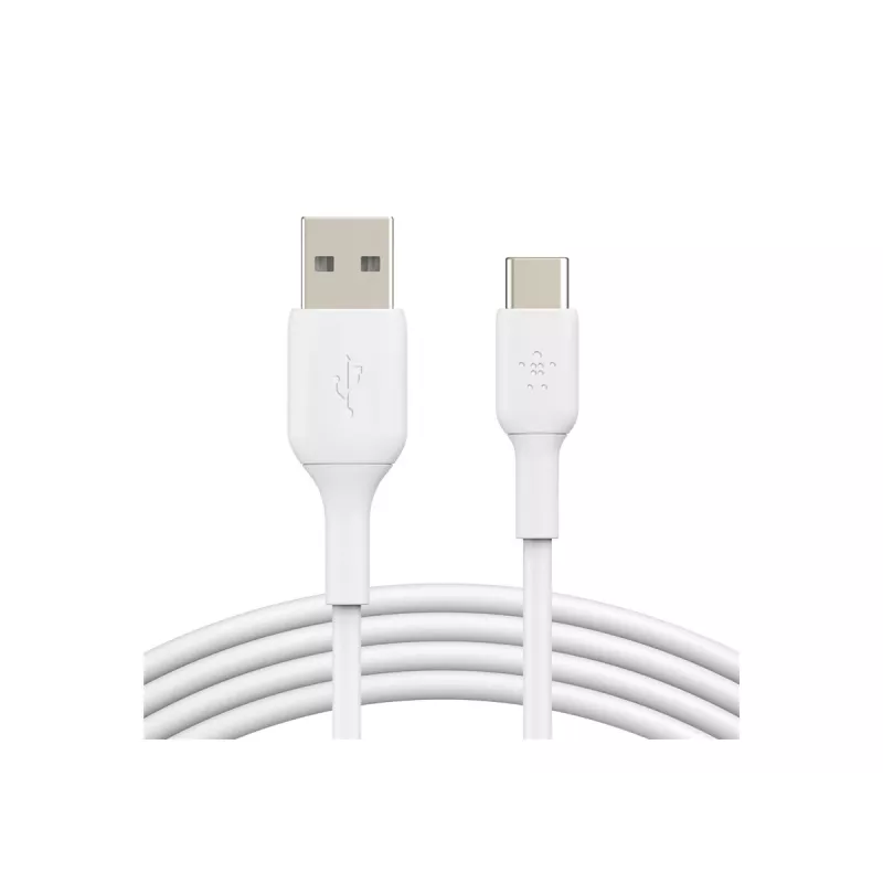 Καλώδιο USB Belkin CAB001BT2MWH 2m USB A σε USB C Λευκό