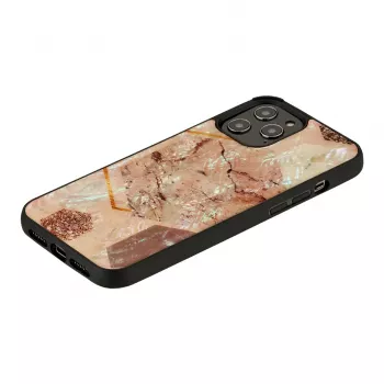 Θήκη προστασίας iKins για Apple iPhone 12 Pro Max – ροζ μοτίβο μαρμάρου