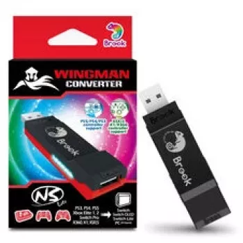 Brook Gaming Wingman Αντάπτορας χειριστηρίου USB για Nintendo Switch 1 & 2, FM00011766