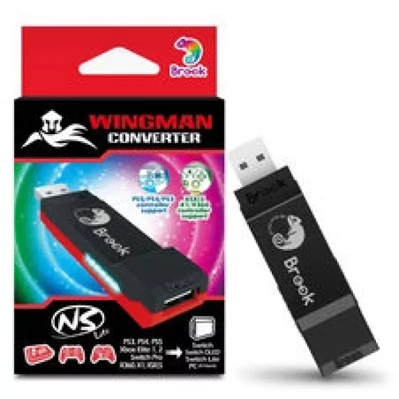 Brook Gaming Wingman Αντάπτορας χειριστηρίου USB για Nintendo Switch 1 & 2, FM00011766