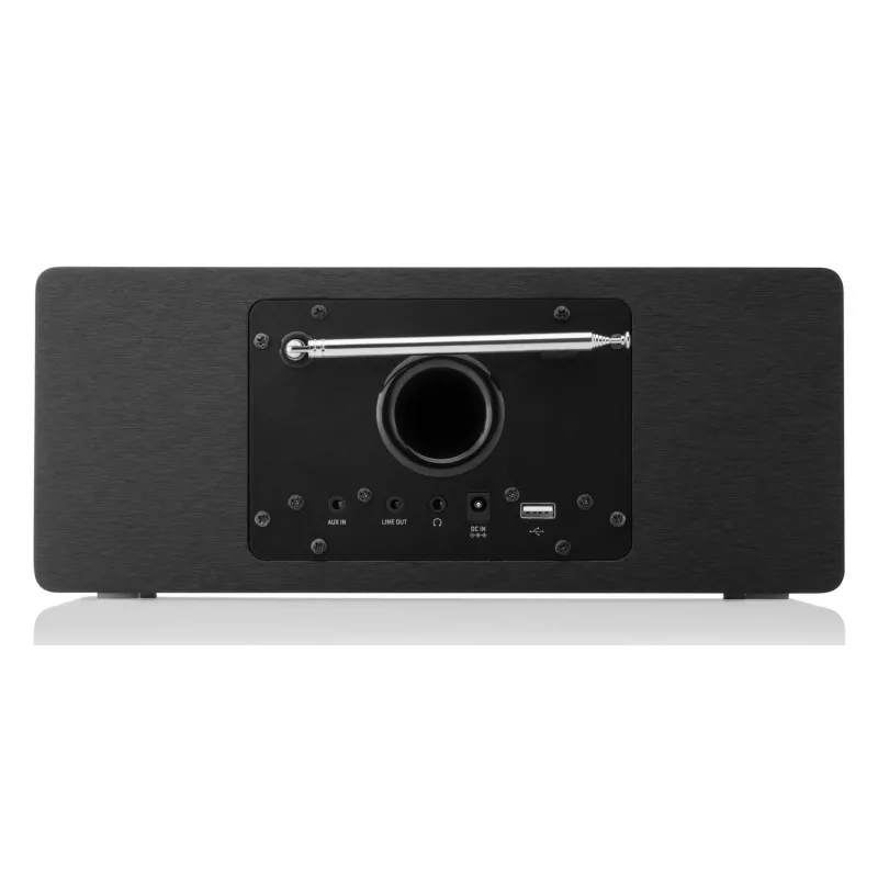 Ραδιόφωνο Internet JVC RA-E981B — ροή Wi‑Fi & Bluetooth, DAB+, FM, 2x5W, 40 μνήμες σταθμών, USB, AUX, οθόνη LCD