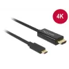 Προσαρμογέας καλωδίου βίντεο USB Type-C HDMI DeLOCK 85258