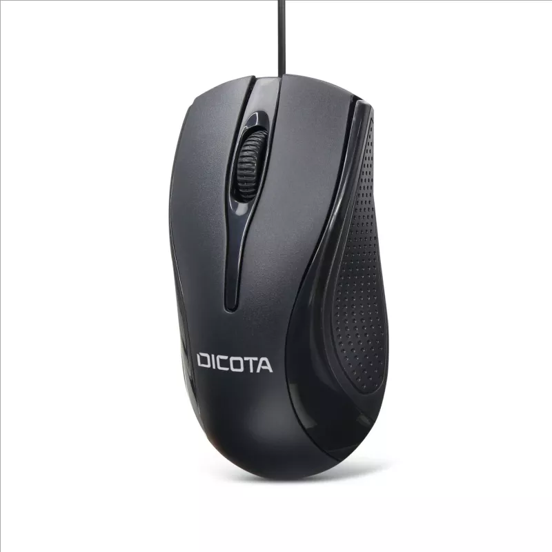 DICOTA - Ποντίκι - αμφίχειρο - Laser - 3 κουμπιά - Ενσύρματο - USB - Μαύρο (D32011)