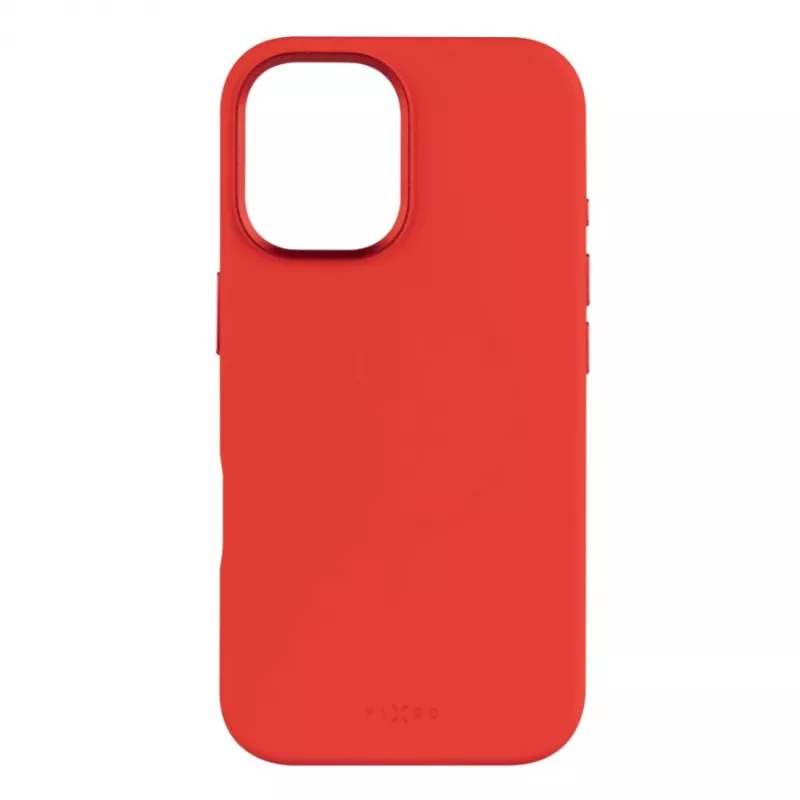 Fixed MagFlow | θήκη πλάτης | Apple | iPhone 16 | υγρή σιλικόνη | κόκκινο