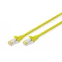 Καλώδιο patch Digitus CAT 6A S/FTP DK-1644-A-0025/Y 0,25 m Κίτρινο