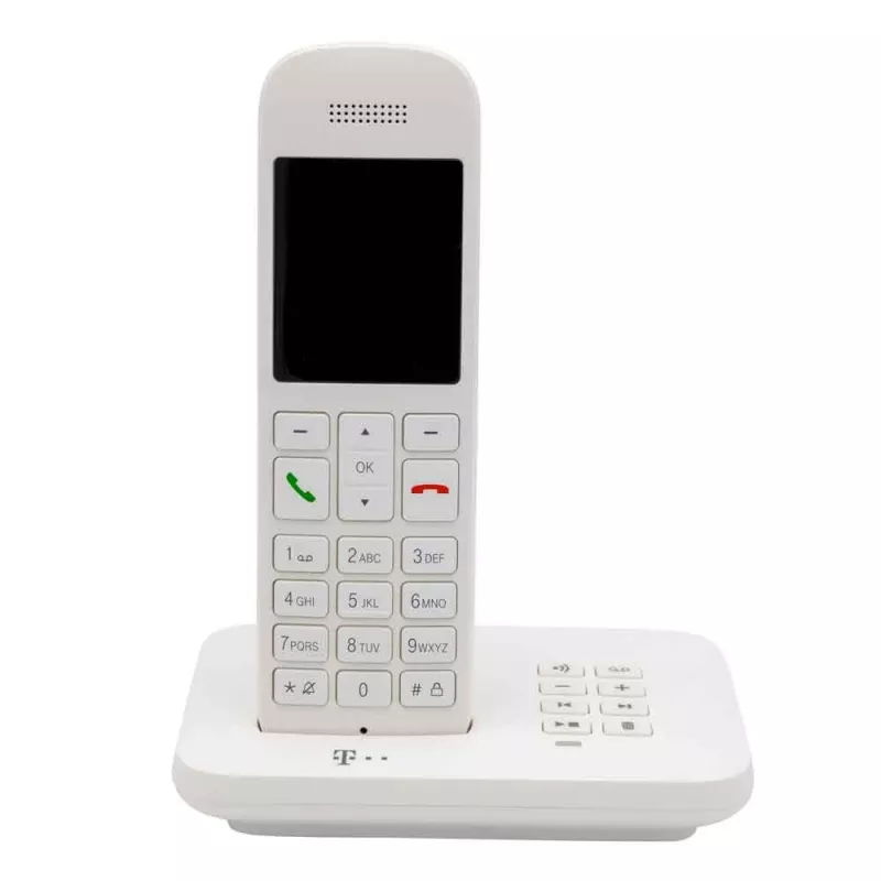 Τηλέφωνο Telekom Sinus A12 αναλογικό/DECT λευκό