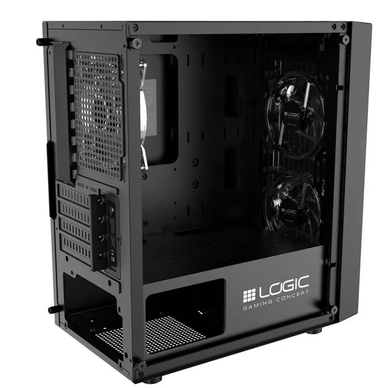 Κουτί υπολογιστή Logic Concept Atos AM-ATOS-10-0000000-0002 ATX μαύρο