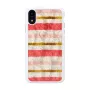 Προστατευτική θήκη iKins για iPhone XR — σχέδιο Short Cake, λευκή