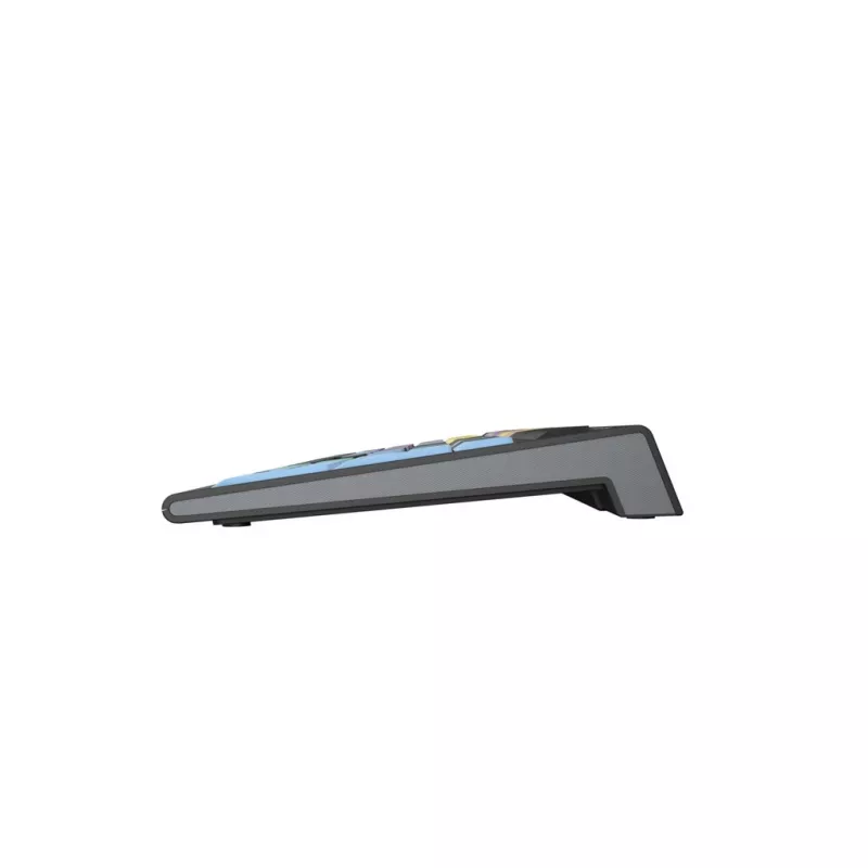 Πληκτρολόγιο Logickeyboard LKB-CBASE-A2PC-FR Universal USB AZERTY Γαλλικό Μαύρο