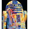 Σετ ζωγραφικής Ravensburger CreArt Star Wars R2‑D2 – σετ ζωγραφικής με αριθμούς