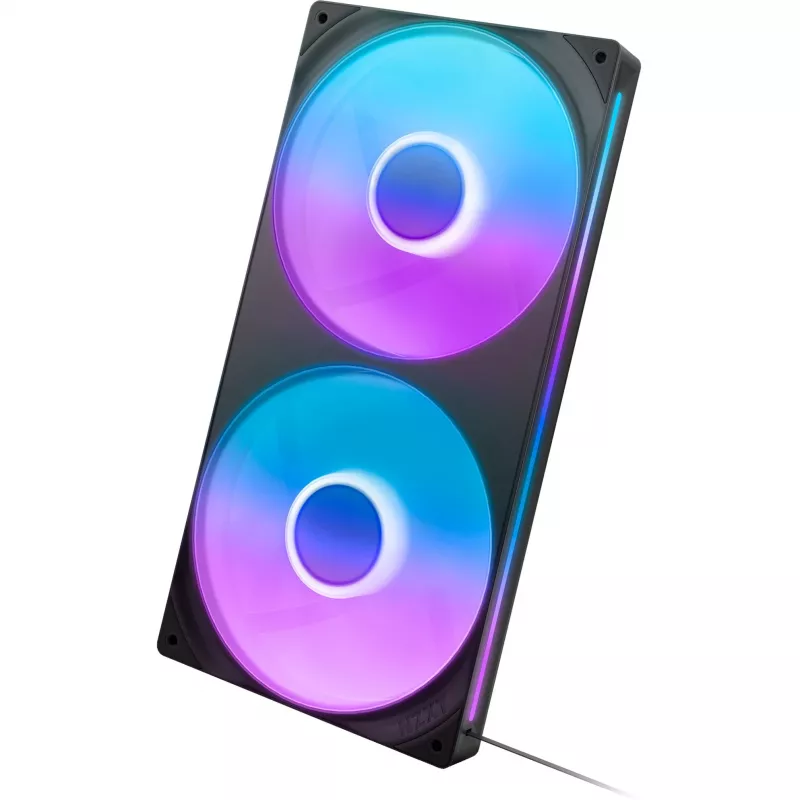 NZXT F280 RGB Core 140mm ARGB PWM Συσκευασία 2 τεμ. Μαύρο