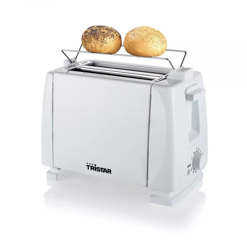 Tristar BR-1009 Φρυγανιέρα Λευκή 650 Watt 2 υποδοχές