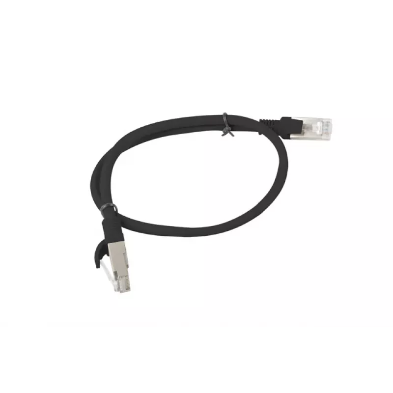 LANBERG PCU6-10CC-0050-BK Καλώδιο patch RJ45 Κατ. 6 UTP 0,5 m μαύρο