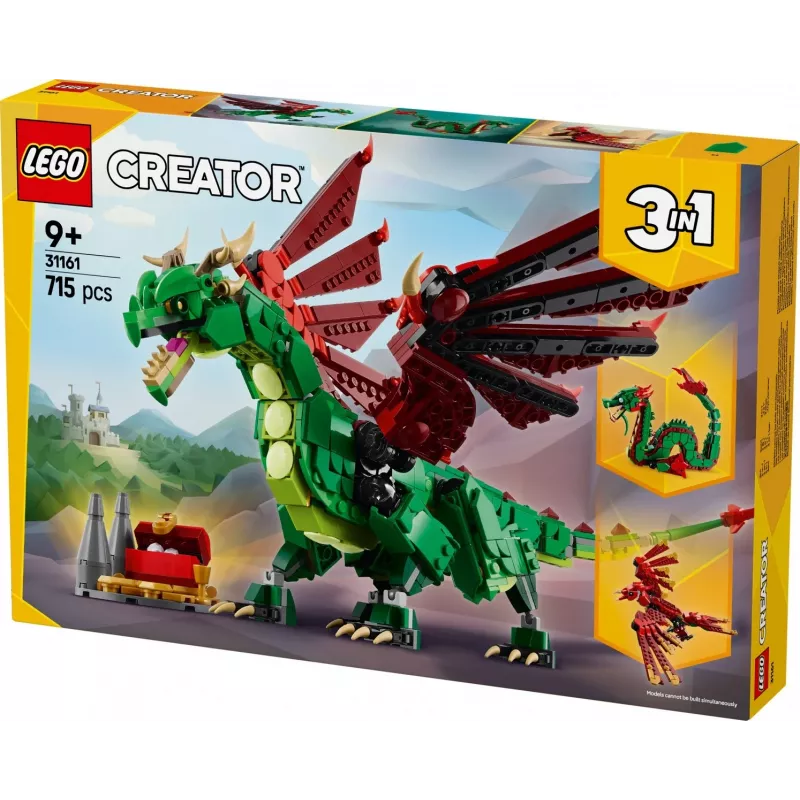 LEGO CREATOR 3 IN 1 31161 Μεσαιωνικός δράκος