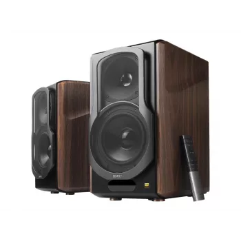 Ηχείο Edifier S2000MKIII 2.0, 130 W RMS, ενσύρματο & ασύρματο, μαύρο/ξύλο