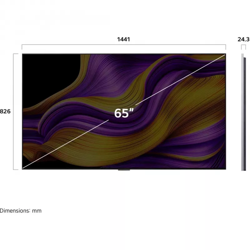 Τηλεόραση LG OLED65G57LW 165 cm OLED 4K