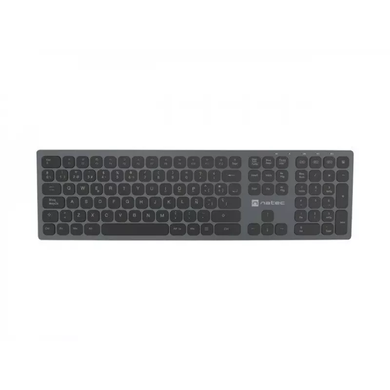 Πληκτρολόγιο NATEC NKL-1830 Universal RF Wireless Bluetooth QWERTY Ισπανικό Μαύρο Γκρι