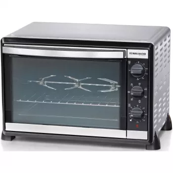 Μίνι φούρνος Rommelsbacher BG 1805/E ανοξείδωτος – 42 L, 80–230 °C, 7 λειτουργίες, rotisserie