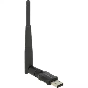 DeLock USB2.0 Dual Band WLAN ac/a/b/g/n Stick - Προσαρμογέας δικτύου - USB2.0 - 802,11b, 802,11a, 802,11g, 802,11n, 802,11ac - Μαύρο (12462)