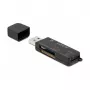 Αναγνώστης καρτών DeLOCK SuperSpeed USB για SD Micro SD MS