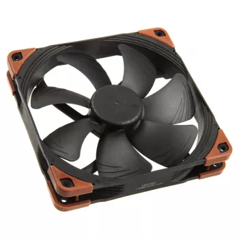 Noctua NF-A14 industrialPPC-2000 ανεμιστήρας θήκης, 140 mm, 3 ακίδων, μαύρος/καφέ