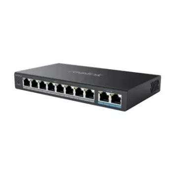 Δικτυακός PoE Switch Reolink RLA-PS1 — 8-Port PoE, 150W συνολικό budget, IEEE 802.3af/at, 2x Gigabit Uplink