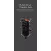 Orsen C8 μίνι φορτιστής αυτοκινήτου 45 W, USB-C + USB-A, μαύρος