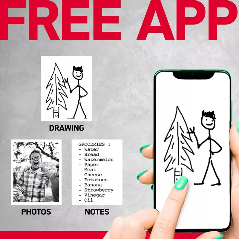 Εκτυπωτής AgfaPhoto Realpix Pocket P θερμικός λευκό