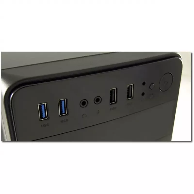 LC Power 2015MB - Tower - micro ATX - χωρίς τροφοδοτικό - Μαύρο - USB/Audio (LC-2015MB-ON)