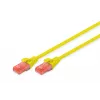 Καλώδιο patch Digitus CAT 6 U/UTP LSZH DK-1617-020/Y 2m