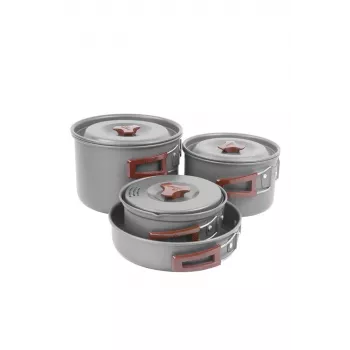 Σετ μαγειρικής Fire-Maple fmc-206 Κατσαρόλες και τηγάνια κάμπινγκ, ελαφρύ, συμπαγής σχεδιασμός