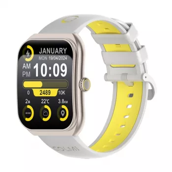 Smartwatch Colmi P86 χρυσό με Bluetooth και μετρητή καρδιακών παλμών