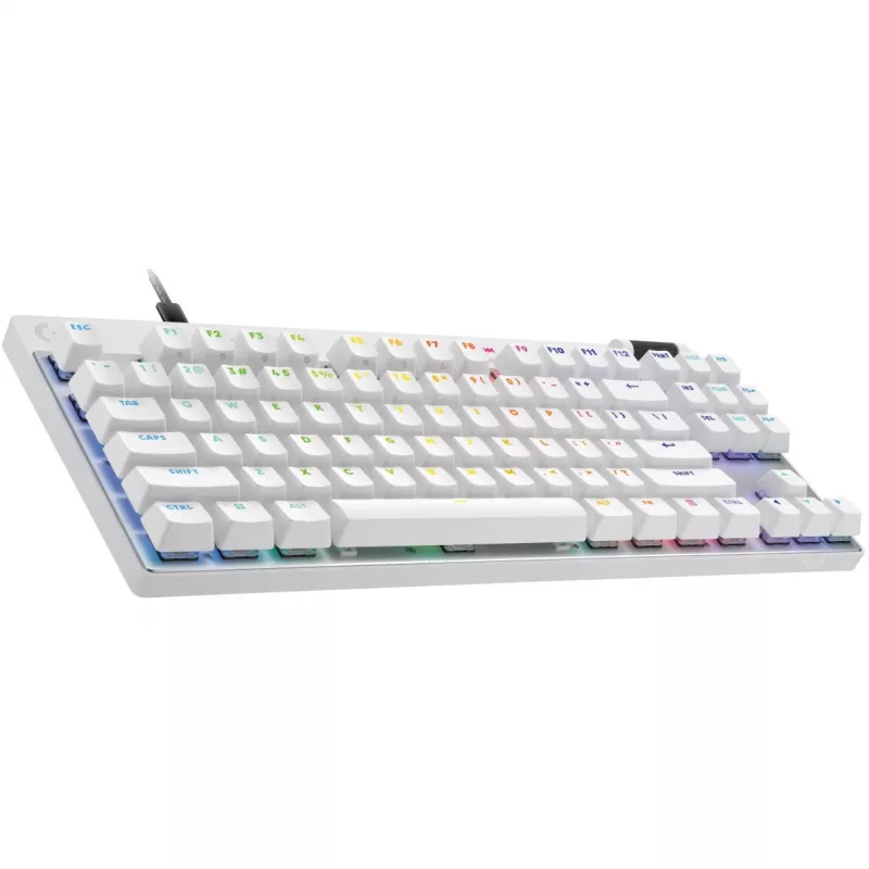 Logitech G PRO X TKL RAPID Gaming Πληκτρολόγιο, διάταξη QWERTZ, λευκό (920-013240)