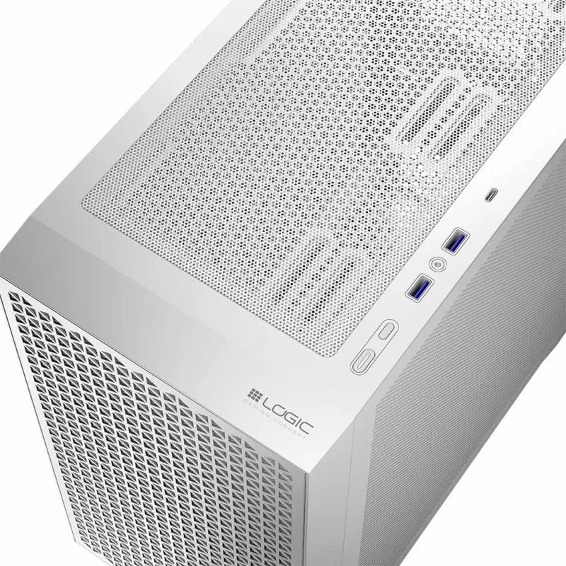 Logic DART PRO MINI USB-C Κουτί PC Λευκό