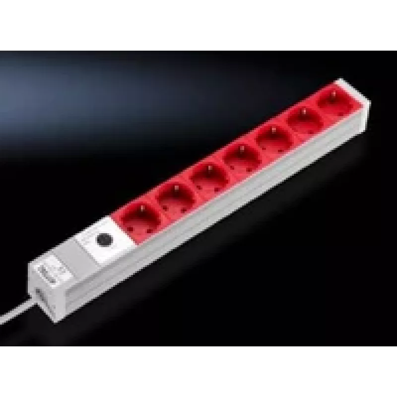Rittal - καλώδιο επέκτασης (Rack - rack-montierbar) - 7 αρσενικά βύσματα (7240.260)