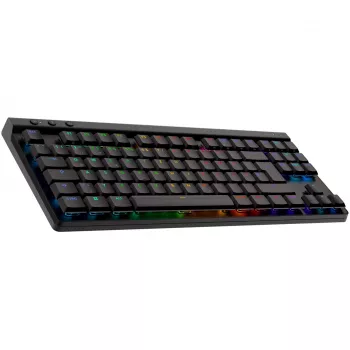 Logitech G G515 - Πληκτρολόγιο - LIGHTSPEED - TKL - Οπίσθιος φωτισμός - ασύρματο - 2,4 GHz, Bluetooth, USB - QWERTZ - Γερμανικό - Διακόπτες πλήκτρων: GL Li