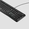 Logitech Desktop MK120 Combo, μαύρο, ενσύρματο, ελβετικό layout, 920-002504