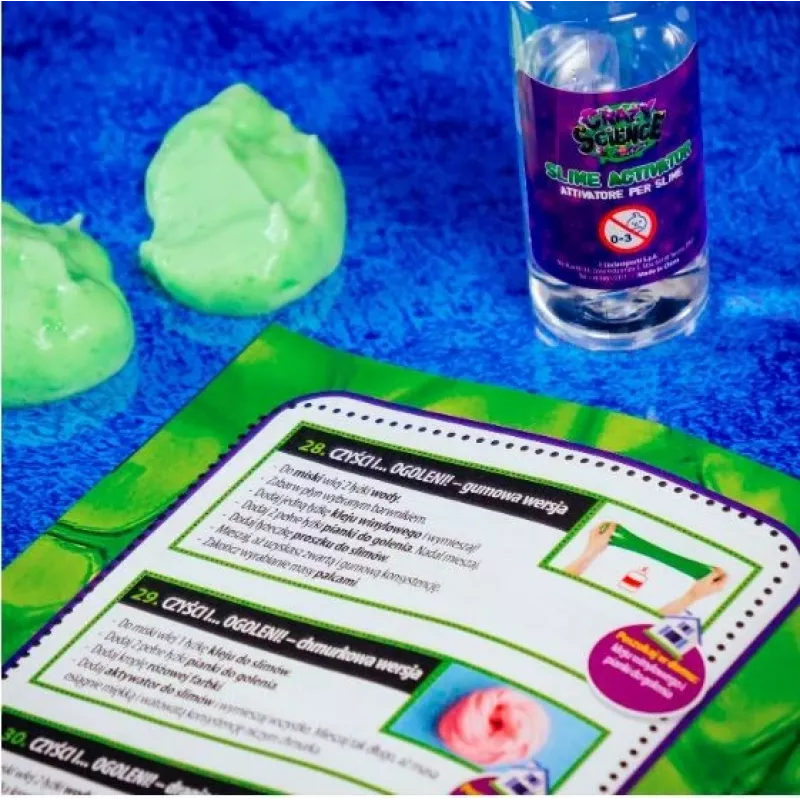 Liscianigiochi Science Kit Crazy Science Slime Chameleon 304-PL89246 – εκπαιδευτικό σετ πειραμάτων λάσπης
