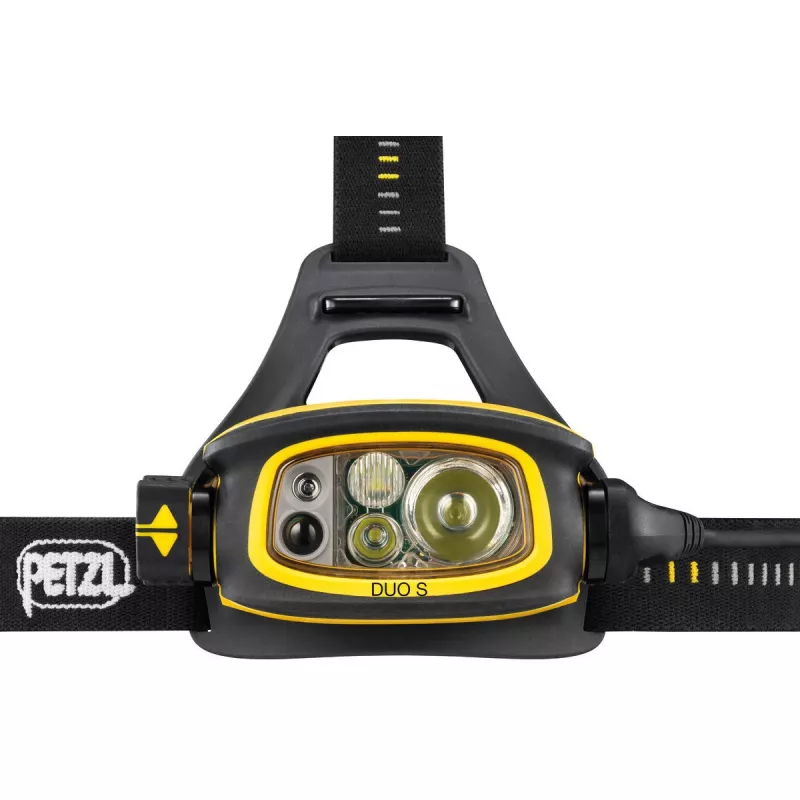 Φακός κεφαλής Petzl Duo S Μαύρο Κίτρινο