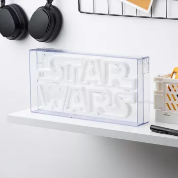 Φωτιστικό LED νέον Paladone Star Wars Design PP13123SW — διακοσμητική πινακίδα LED για τοίχο ή ράφι