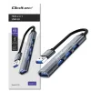 USB-Hub QOLTEC 53793 — USB 3.0 είσοδος, 3× USB 2.0 θύρες