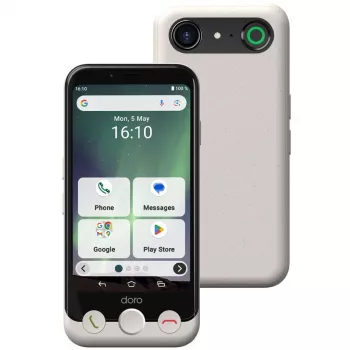 Smartphone Doro Aurora A10 4,5 ίντσες 4GB RAM 64GB μαύρο λευκό